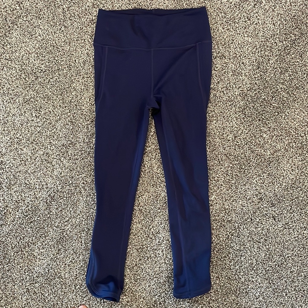 Free People Movement Dark Blue Legging Capris Size Small